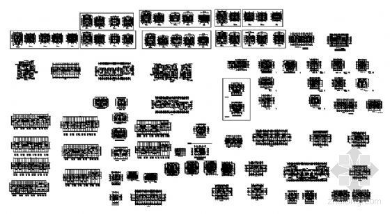 经典户型方案资料下载-66个综合经典户型集