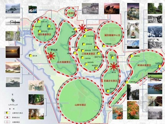 花海景区规划设计方案资料下载-[无锡]临湖风景区旅游规划设计方案