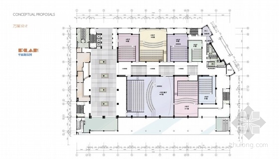 室内大型商业空间资料下载-[泰州]商业核心区首座大型高档影院室内设计方案