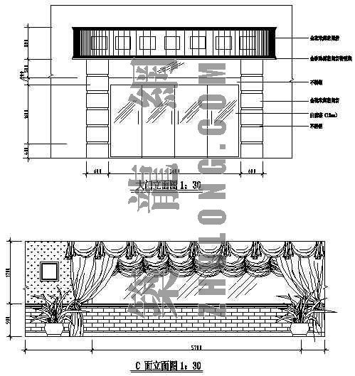 某宾馆酒楼设计方案图-3