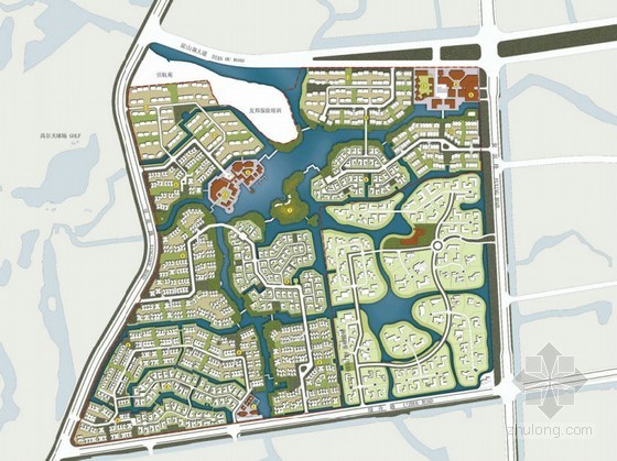 居住区规划案例宜居社区资料下载-[上海]生态居住区修建性详细规划