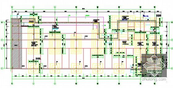 [山东]新建小学建筑安装工程预算书(含施工图纸)-基础平面图