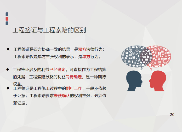 建设工程索赔与反索赔实务问题研究-工程签证与工程索赔的区别