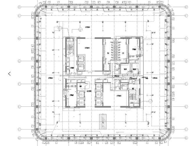 办公楼总配电系统图资料下载-[地标建筑]上海前滩中心超高层办公楼图纸（建筑、结构、机电）