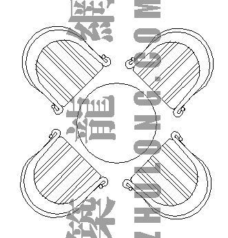 现代办公家具su资料下载-办公家具011