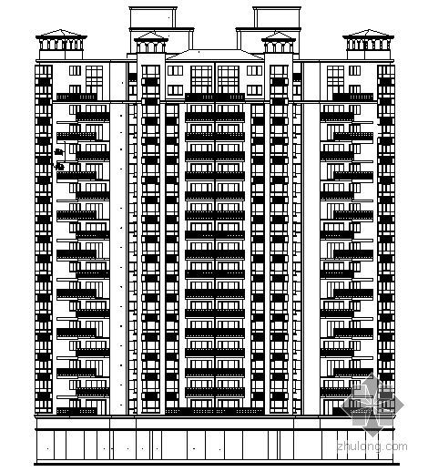 7层商住楼住宅水电施工图资料下载-[湘潭市]某国际小区十八层商住楼5、6栋建筑结构水电施工图