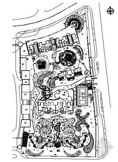 住宅室外工程cad图资料下载-广场住宅景观工程施工图