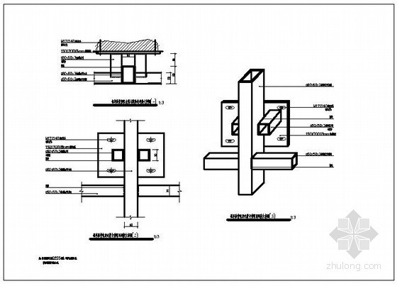 室内异形吊顶节点资料下载-干挂铝单板幕墙节点详图