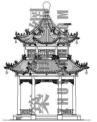 六角亭施工资料下载-六角亭施工图