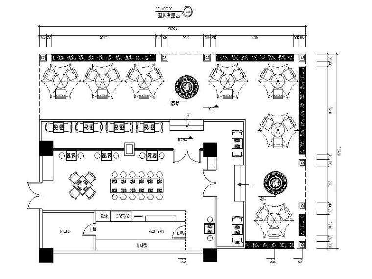 概念咖啡厅室内设计资料下载-[深圳]浪漫优雅休闲安静咖啡厅室内设计CAD图