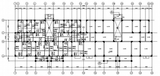 六层安置房总图cad方案资料下载-六层框架结构安置房施工图（全套）