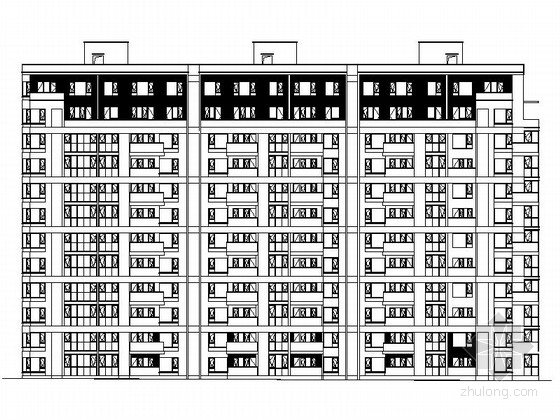 现代住宅小区规划区资料下载-[山东]高层现代风格住宅区规划及单体建筑施工图（知名设计院 含效果图）