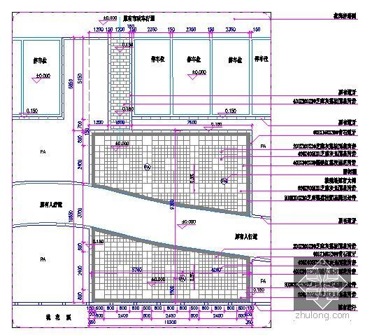 [重庆]公园景观绿化带升级改造及道路铺装工程量清单（全套图纸 软件文件）-节点详图