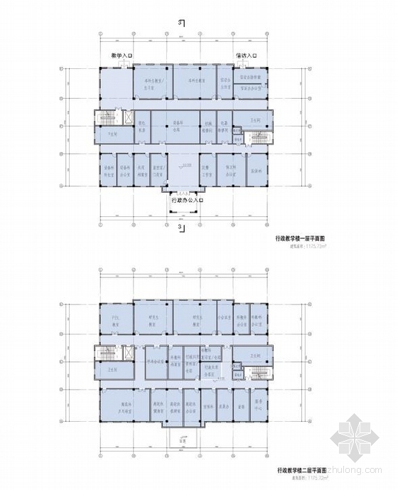 [大连]新建古典风格附属医院建筑设计方案文本（含教学楼）-新建古典风格附属医院建筑平面图