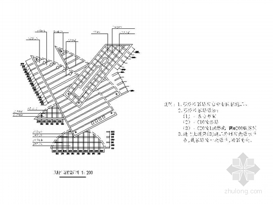 [广西]特色风格道路景观规划设计施工图-广场施工图