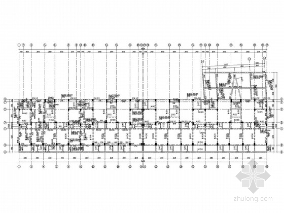 6层住宅施工图图纸资料下载-6层框架住宅结构施工图