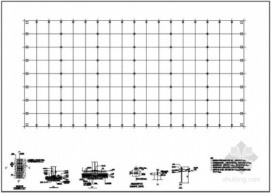 22m钢结构厂房资料下载-[安徽]钢结构厂房结构设计图