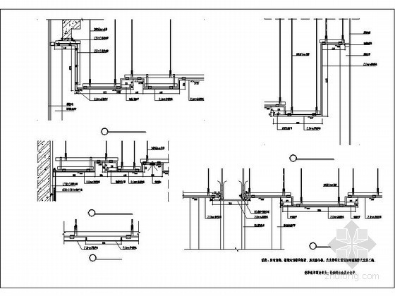 双层铝板吊顶节点资料下载-大堂铝板吊顶详图