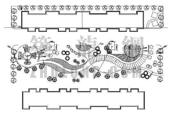 广州绿化设计施工图资料下载-某庭院绿化设计施工图