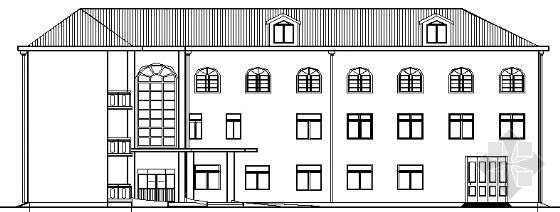 免费办公楼CAD建筑图纸资料下载-病房楼建筑图纸