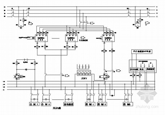 电气原理图和接线图资料下载-某微机控制直流屏全套电气原理图
