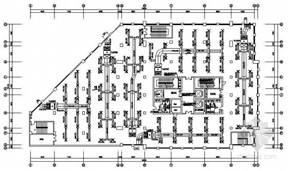 全空气处理机资料下载-[江苏]商务办公楼通风空调施工图