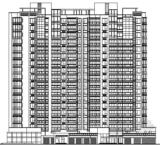 住宅楼建筑方案图纸资料下载-某十七层住宅楼建筑方案图