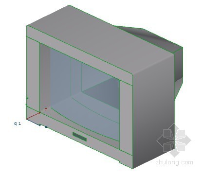 su电视模型资料下载-电视 ArchiCAD模型