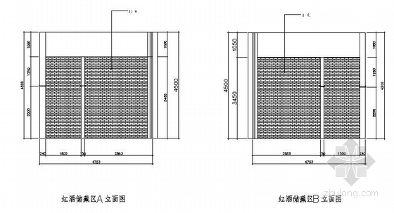 [江苏]某现代西餐厅室内精装修设计施工图（含实景）-图8