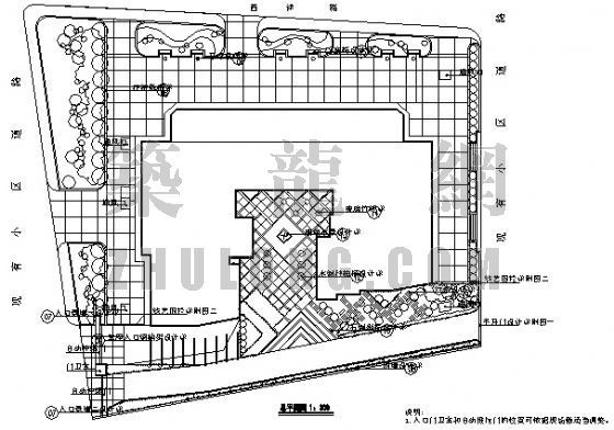 变电站主接线全图资料下载-公寓景观设计施工全图