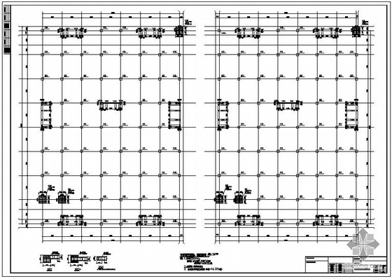 冷库建筑厂房设计平面图资料下载-某冷库结构设计图