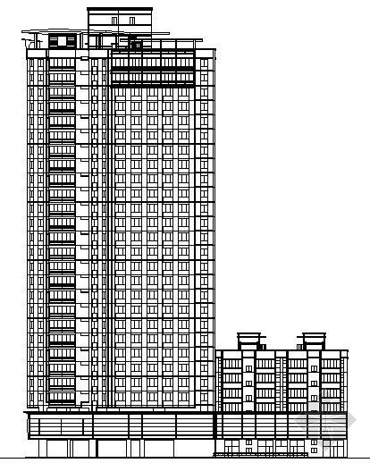 高层住宅大门设计资料下载-某高层住宅设计方案