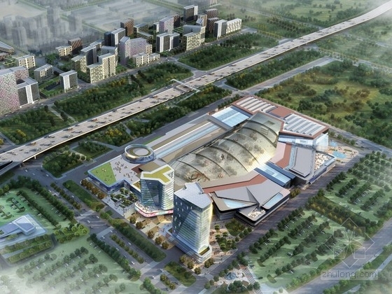 北京商业步行资料下载-[北京]中心商业区规划及单体设计方案文本
