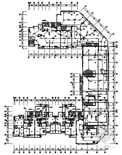 安置小区电气施工图视频资料下载-[温州]某安置小区消防报警工程图纸