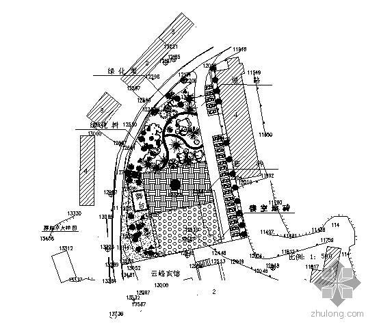 广场施工的图纸资料下载-某广场设计图纸