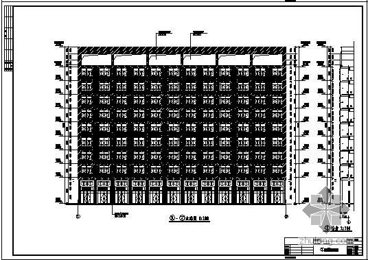 宿舍楼cad建筑结构图资料下载-东莞某3套宿舍楼建筑结构图