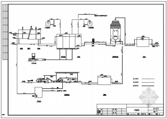 小区污水处理整套图纸资料下载-[山东]某污水处理厂整套图纸