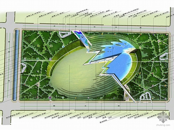 展馆规划设计方案资料下载-山东公园规划设计方案