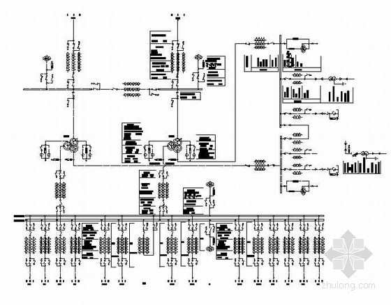 变电站二次接线图资料下载-220kV变电所一次接线图