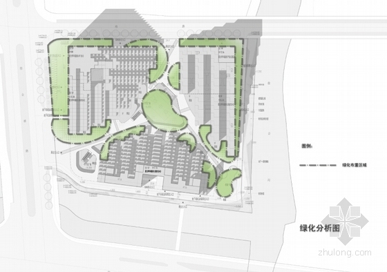 [江苏]现代风格错层式商业综合体及单体建筑设计方案文本（国际知名事务所）-现代风格错层式商业综合体设计分析图