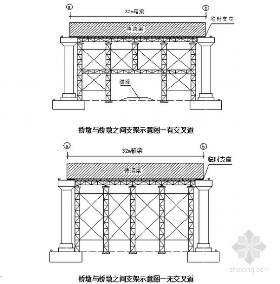 高速铁路工程作业指导书全套969页84篇（路桥隧站场 长轨精调）-支架示意图