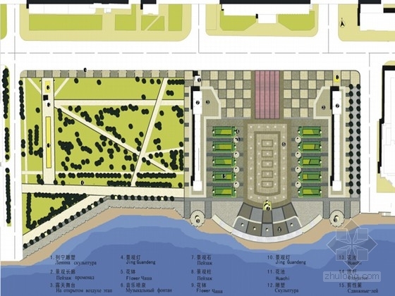 城市文化广场景观设计资料下载-[俄罗斯]城市广场景观设计方案