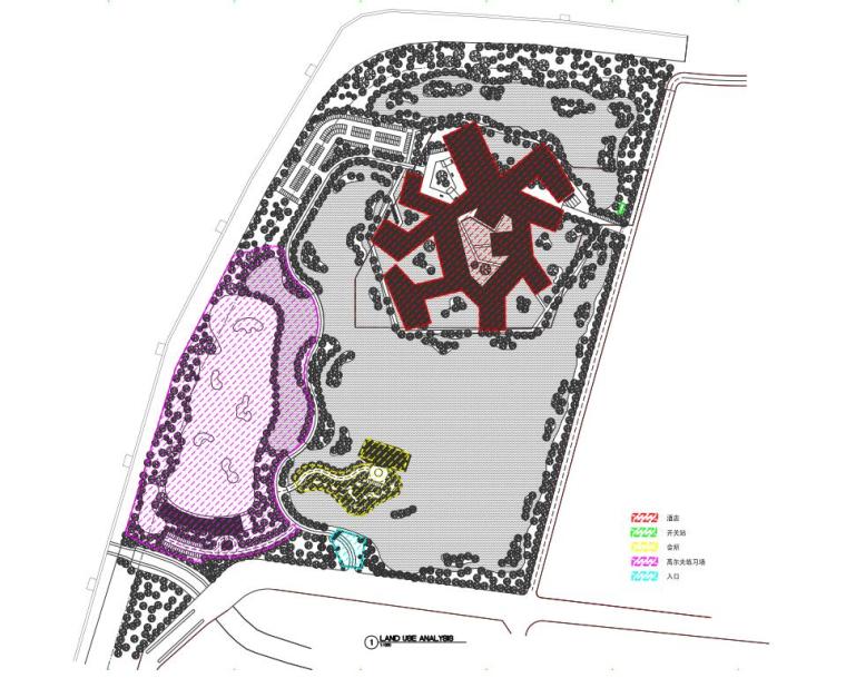 [河南]新中式风格西北湖酒店建筑方案设计（PDF+38页）-功能分析