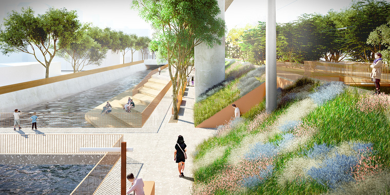 台中绿色走廊资料下载-可持续走廊——台中绿色走廊的线性公园