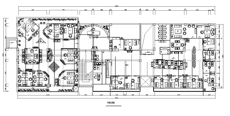 室内布局尺寸资料下载-经七路茶楼室内设计施工图纸（含85个CAD图）