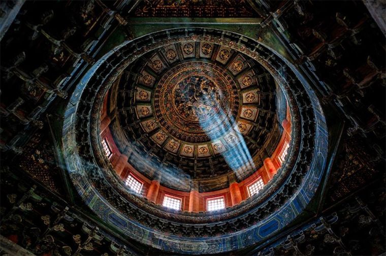 滕王阁结构资料下载-藻井，中國人的天宇。