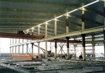 钢结构厂房拆装方案资料下载-合肥某厂房钢结构施工方案