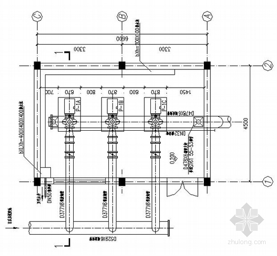 离心泵图例资料下载-福建某2万吨/天中间提升泵施工详图