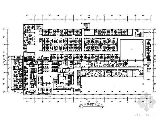 3层食堂方案平面图资料下载-某酒店KTV平面图3
