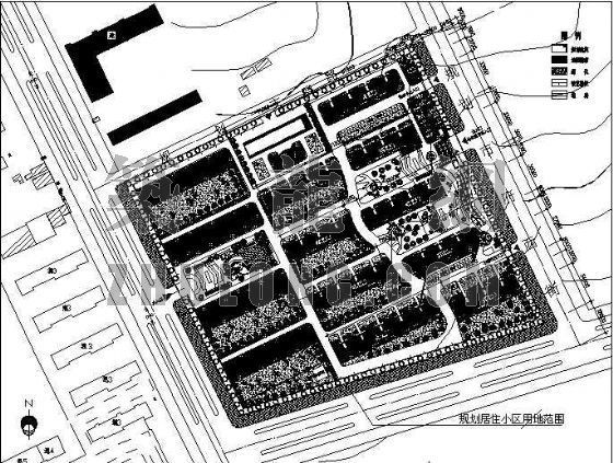 房地产项目小区规划图资料下载-某小区规划图